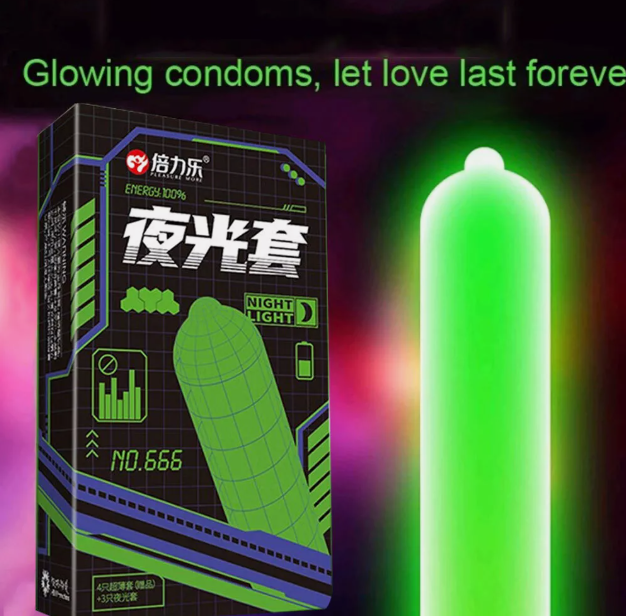 Night Light Glow in the Dark Latex Condoms